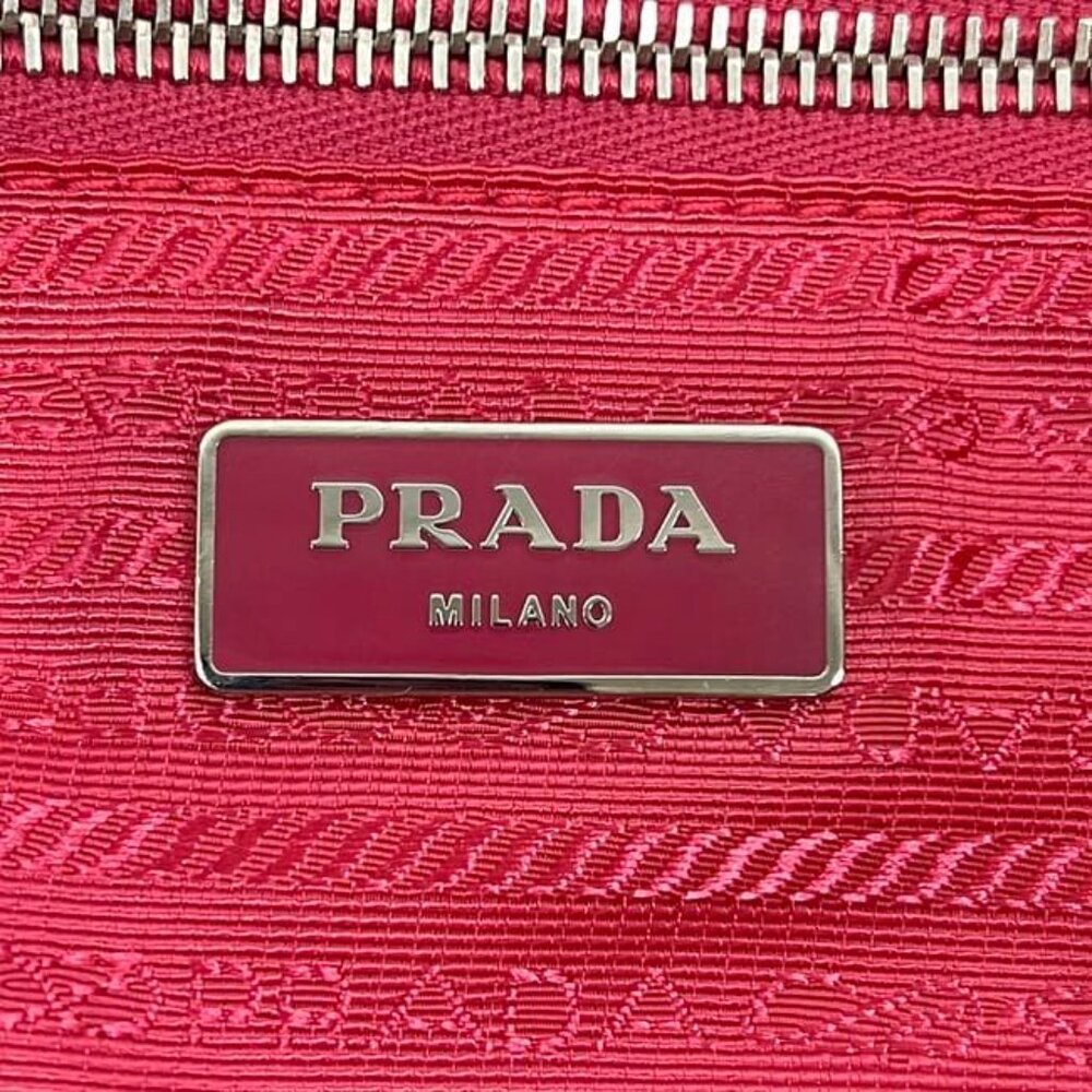 Prada Tote Bag Pink Tessuto B4605 C Nylon - Picture 3 of 10